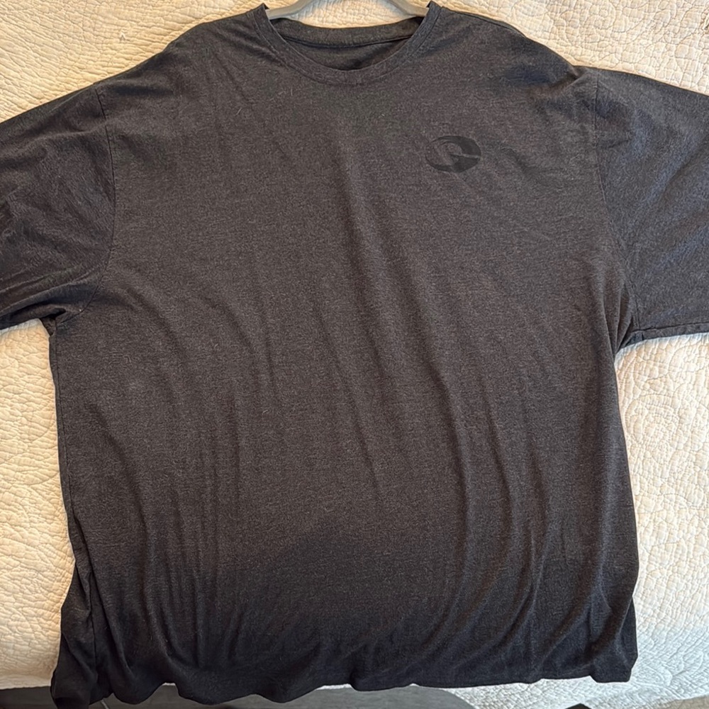 GASP INC 3XL Oversized Men's Charcoal T-Shirt